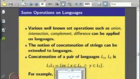Mod-01 Lec-02 Alphabet, Strings, Languages