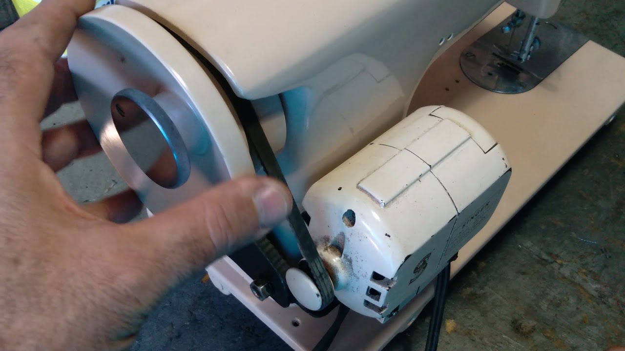 Máquina de costura pesada, sem força e com barulho no motor? Talvez a solução seja bem simples