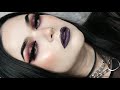 🔮DARK SUGAR PLUM 🔮festive but kinda goth makeup tutorial