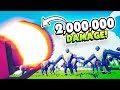 RAINING 2,000,000 DAMAGE ON ICE GIANTS - TABS (Totally Accurate Battle Simulator)