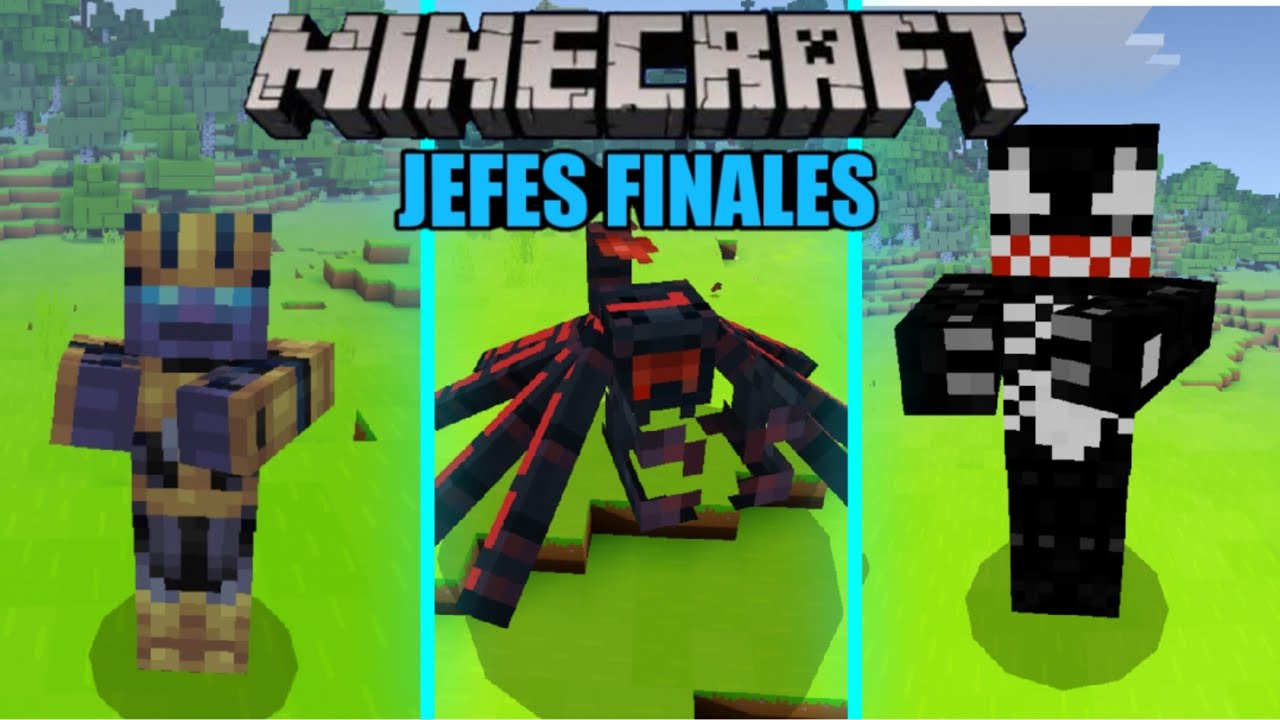 Jefes Mod Minecraft 3 NUEVOS JEFES FINALES (BOSS) PARA MINECRAFT PE 1.16 || ADDONS DE JEFES ...