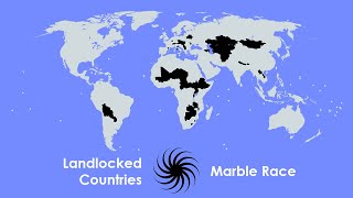 Marble Race - Landlocked Countries