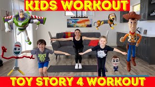 Kids Workout  Toy Story 4 Figures And Their Exercises For Kids! (age 310)