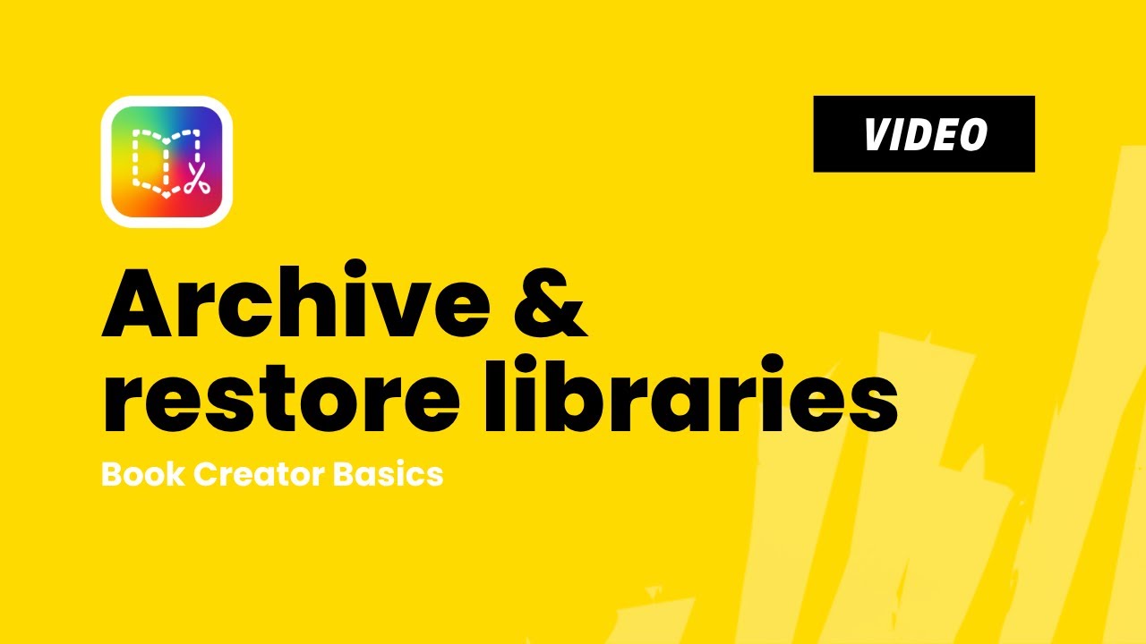 How to Archive and Restore Libraries in Book Creator | Teacher Dashboard Tutorial