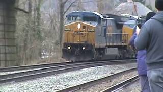 CSX Empty Rock Runner At St.Denis