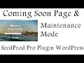 Coming Soon Page &amp; Maintenance Mode WordPress Plugin SeedProd Pro