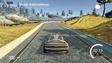 Recovery test - Self-driving car using end-to-end deep learning