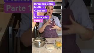Diferencias entre MUFFINS, CUPCAKES y MANTECADAS #muffins #tipreposteria #angelicakesdesserts