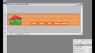 Tutorial : Header with rollover buttons using photoshop- part 1
