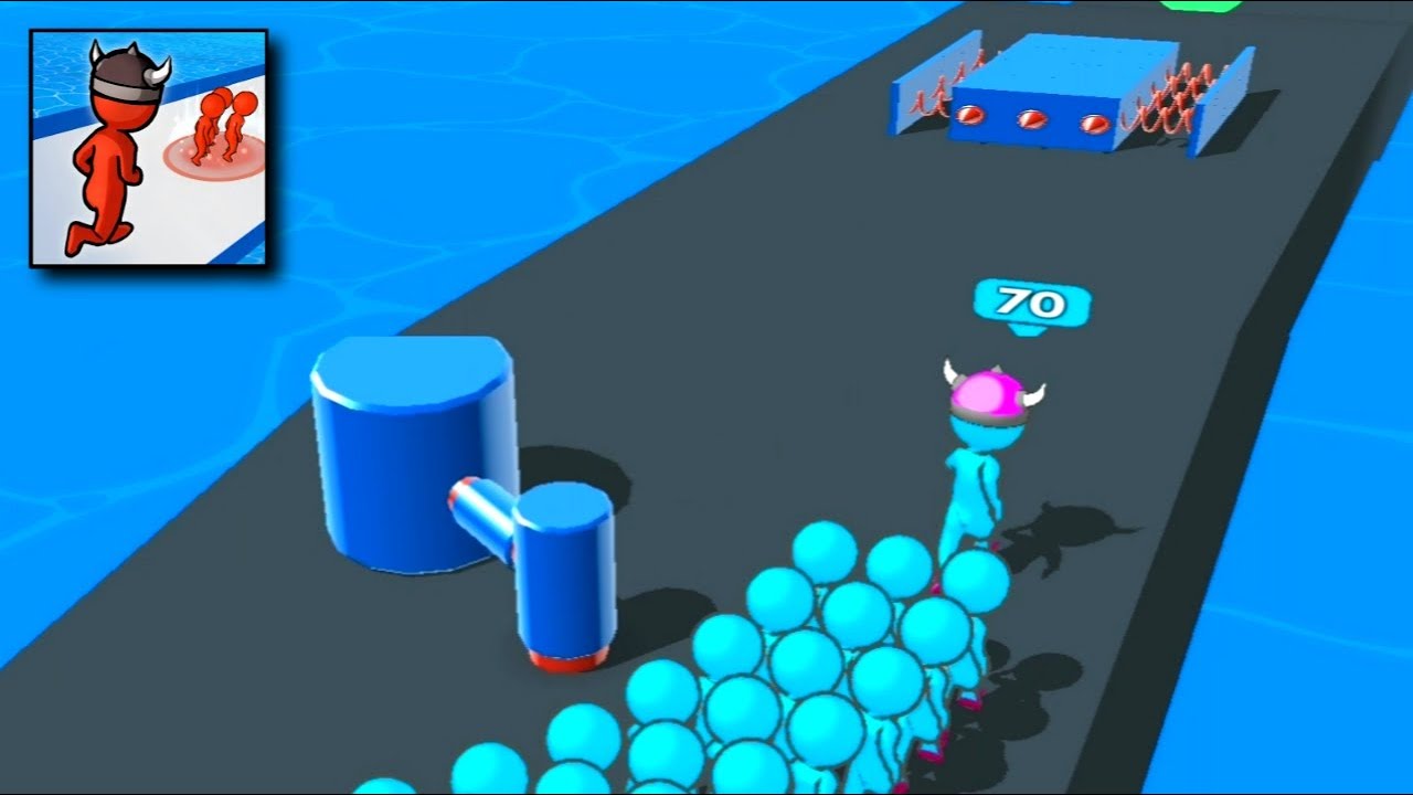 Crowd Battle 3D! Game All Levels Gameplay Android iOS( levels 16-17 )