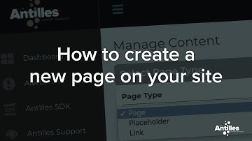 LRS Antilles CMS - How to create a new page on your site