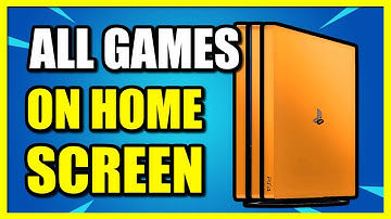 How to Get Unlimited Games on Home Screen on PS4 Console (Easy Tutorial)