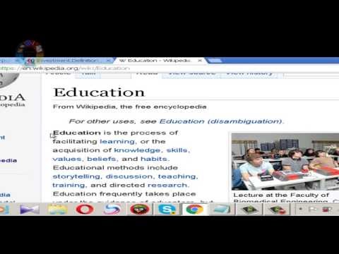 Definition of education  Wikipedia Part  1Educationprocessandsuccess