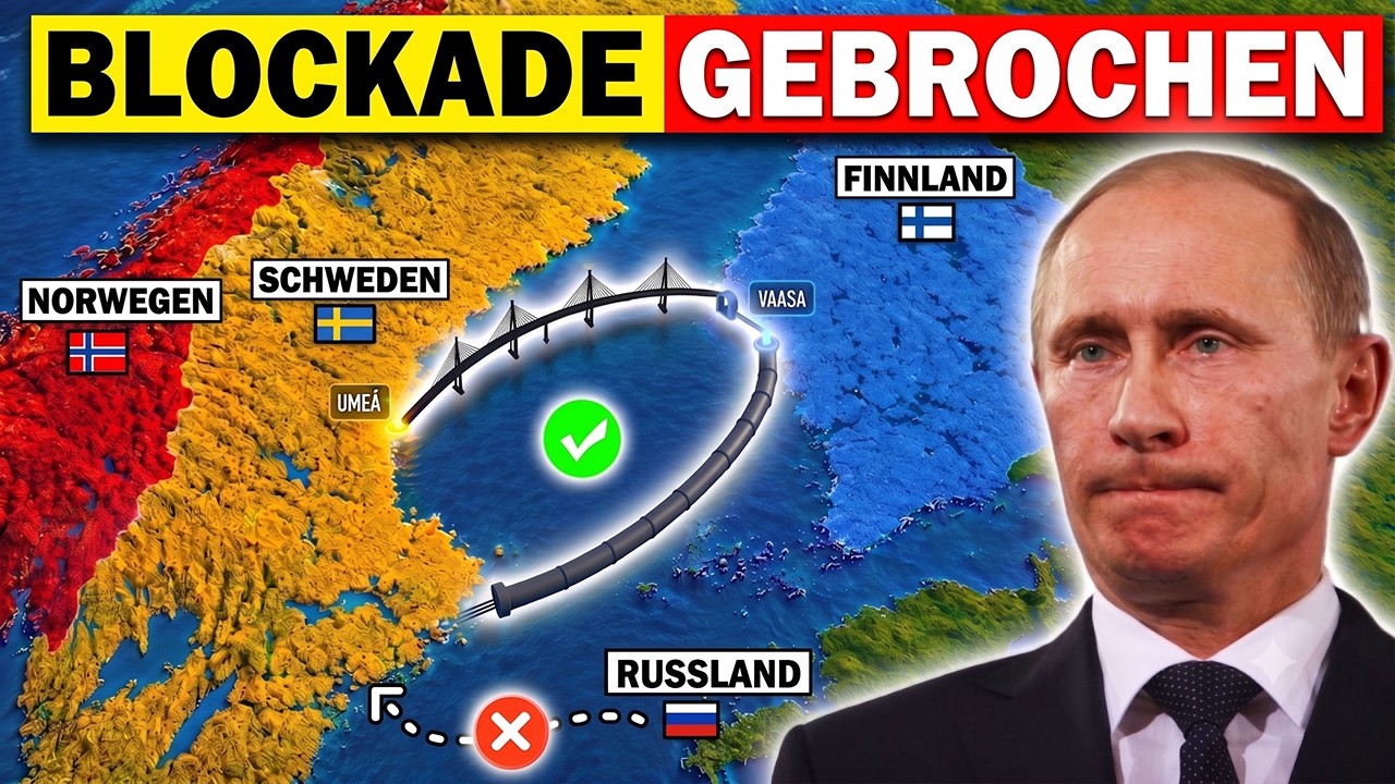 DIE 30 MRD. € UMGEHUNG: Wie Skandinavien Putins Ostsee-Falle bricht