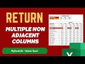 📊 Return Multiple Non-Adjacent Columns in Excel (Easy Formula Guide!) 🔄