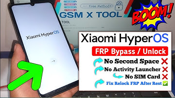 Xiaomi Hyperos Frp Bypass Android 15 ||  (HyperOS) Without Second Space