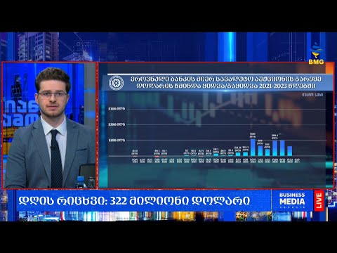 #საქმიანისაღამო - #დღისრიცხვი: ℹ 322 მილიონი დოლარი