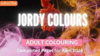 Completed pages for April 2024