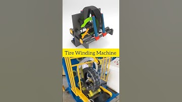 Tire Winding Machine!! | Mechanical Mechanism| #chairidesign #engineering #technology