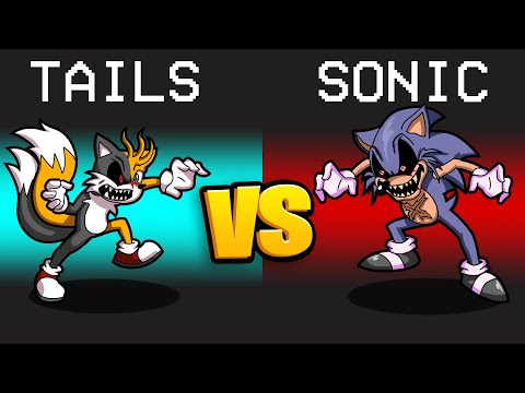 TAILS.EXE VS. SONIC.EXE Mod in Among Us...