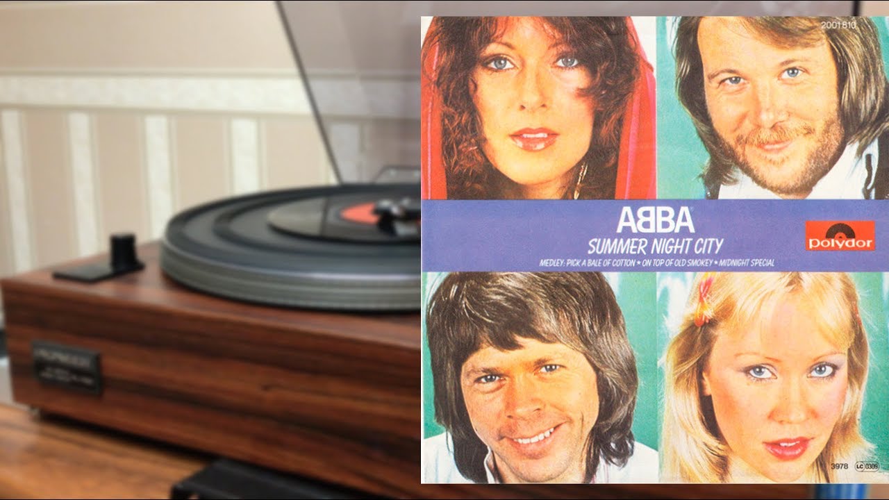 ABBA  - Summer Night City (German 7" Single)