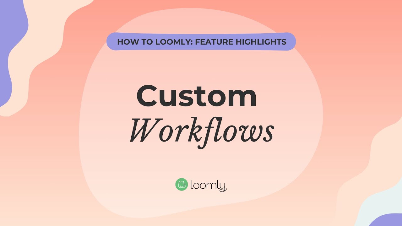 Custom workflows - YouTube