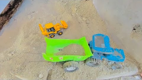 New JCB 3dx Eco Loading Mud Tractor NewHolland Tractor Trolley and Tracks