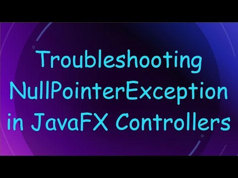 Troubleshooting NullPointerException in