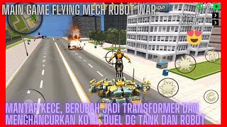 MANTAP KECE,BERUBAH JADI TRANSFORMER DAN HANCURKAN KOTA DUEL DENGAN TANK DAN ROBOT screenshot 5