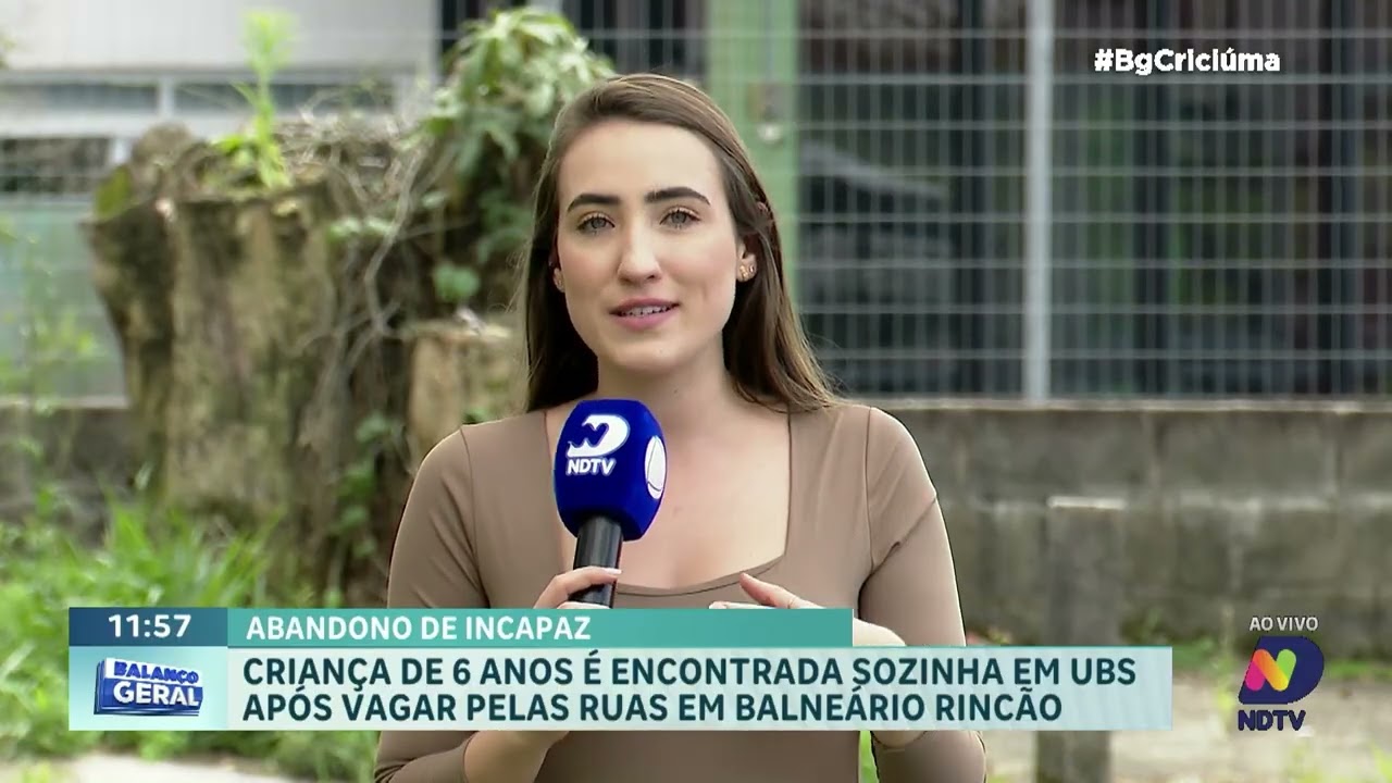 Criança de 6 anos é encontrada sozinha em UBS em Balneário Rincão