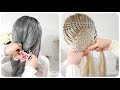 Hair extensions braids hairstyles for short hair | Amazing color hair transformation toturial #2