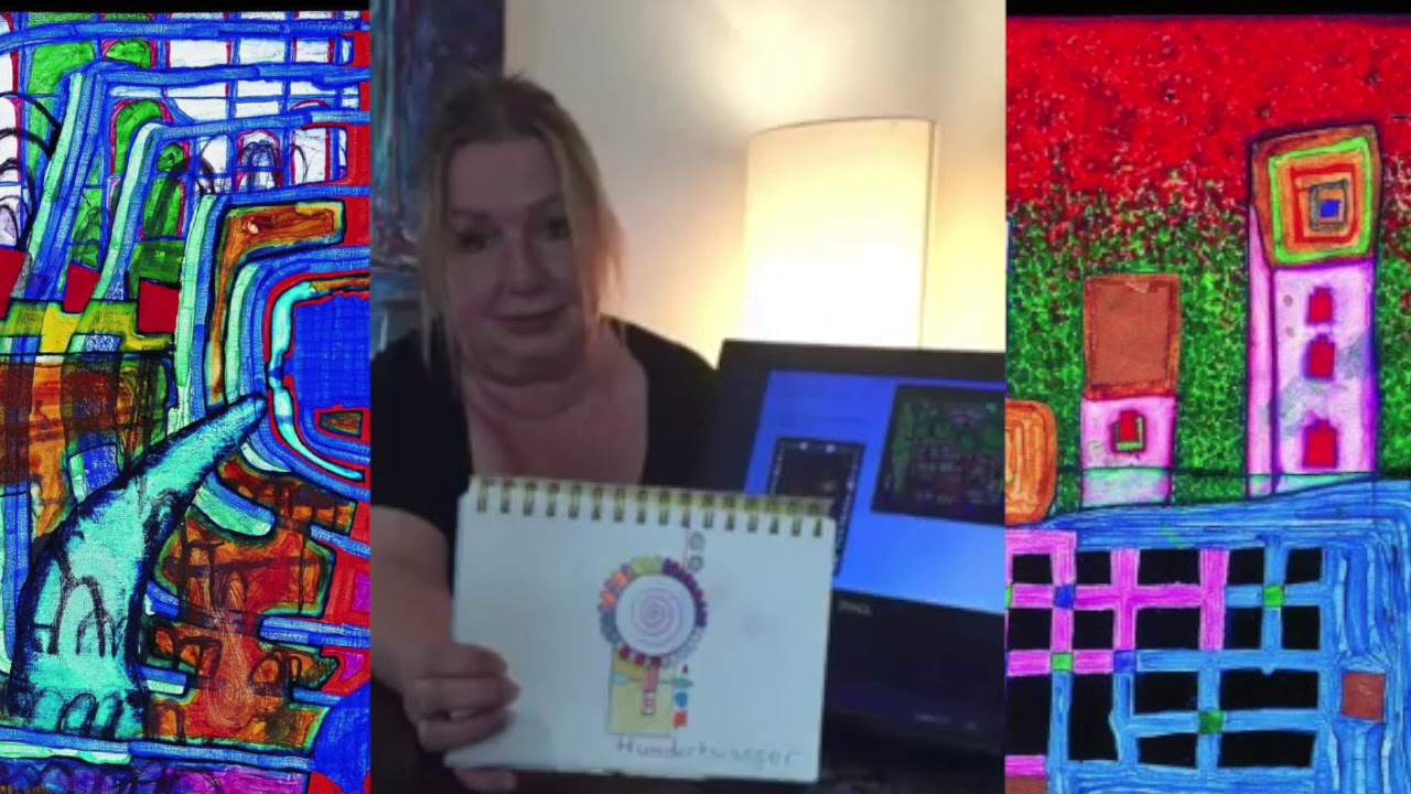 Art at Home with Gail - Week 2 Friedensreich Hundertwasser - YouTube