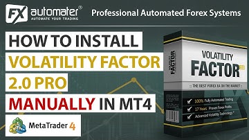 How to install Volatility Factor 2.0 PRO manually