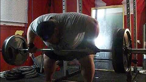 Strict-ish Pendlay Row to Chest 315 x 15 Reps in 35 Seconds