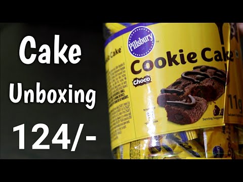 Cookie Cake Unboxing Amazon Pillsbury Cookie Cake Minis Jar, Choco, 528 g ¦ Chocolate Cake Unboxing