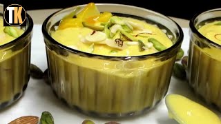 Mango Shrikhand | Instant Mango Shrikhand With Greek Yogurt | Quick Kesar Elaichi Mango Shrikhand