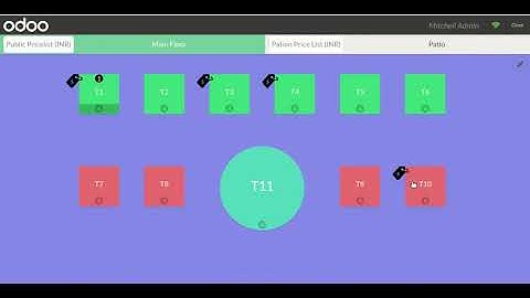 POS Floor Pricelist Odoo