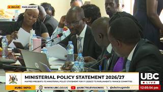 (MoFPED) MINISTERIAL POLICY STATEMENT  FY 2026/27  I MARCH 24, 2026