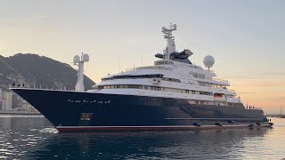 Octopus Superyacht docking in Gibraltar