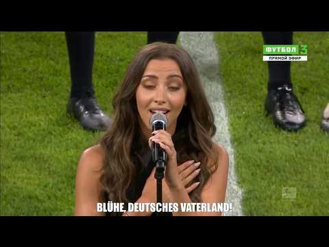 German National Anthem By Namika Allianz Arena Stadium Munich With Subtitles