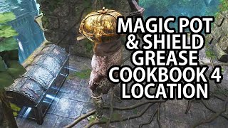 ELDEN RING - SHIELD GREASE & MAGIC POT GLINTSTONE COOKBOOK 4 LOCATION ACADEMY GATE TOWN