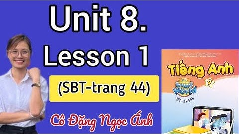 Giải SBT TA lớp 9 i-learn smart world | Unit 8. Jobs in the future | Lesson 1 | Cô Đặng Ngọc Ánh