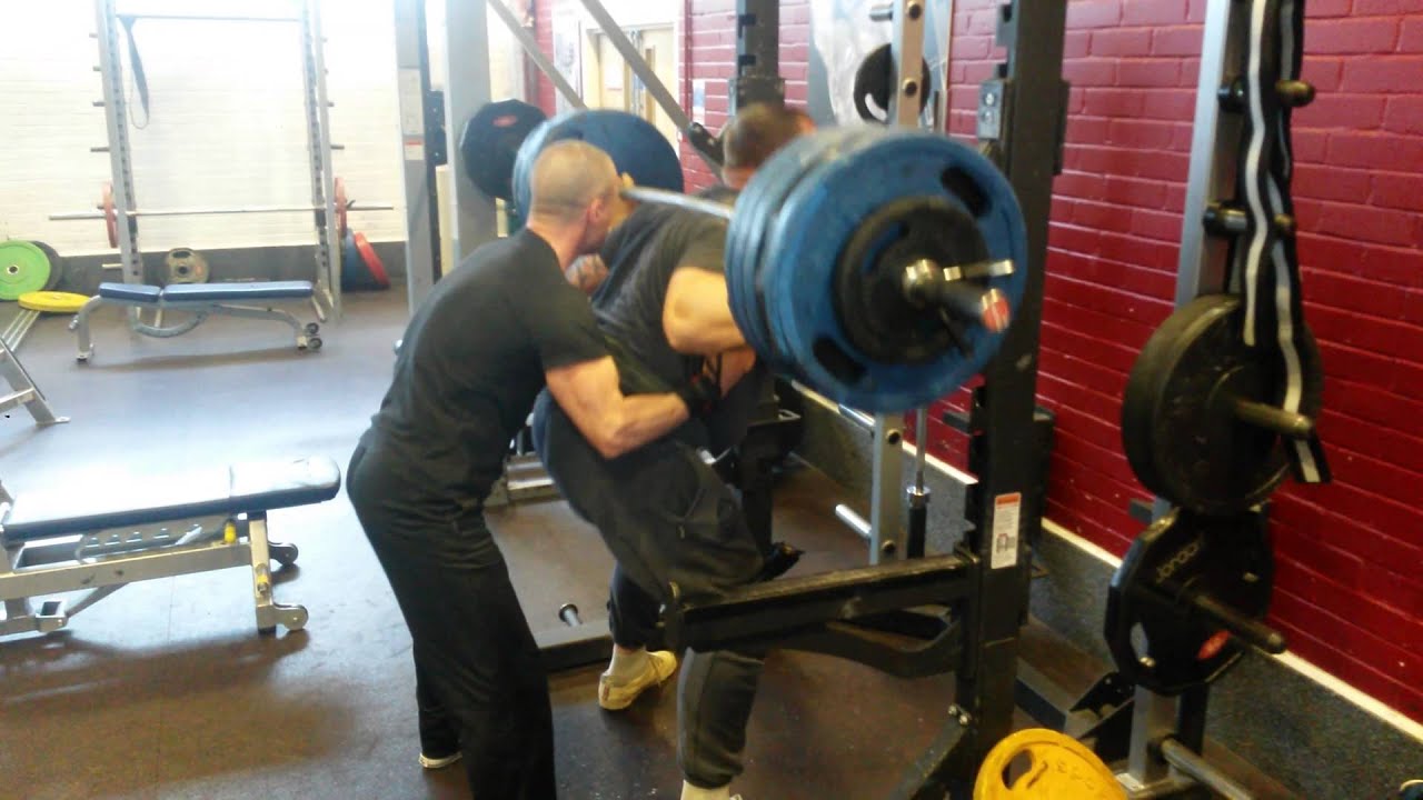 230kg squat x 10 reps by colin hawkins