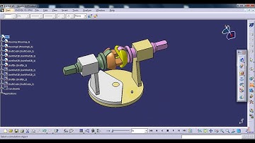 Tracta joint simulation in Catia V5