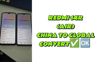 REDMI 14R FLAME CHINA TO GLOBAL CONVERT✅🆗NO NEED BOOTLOADER UNLOCK❌OTA WORKS♨️