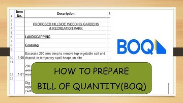SIMPLE WAY TO PREPARE A BOQ USING EXCEL SPREADSHEET AND DRAWING//BOQ FOR STRIP FOUNDATION