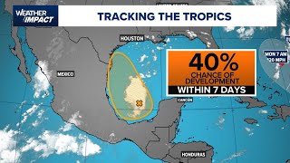 Tracking the tropics: Chance for development grows to 40% for spot in Gulf