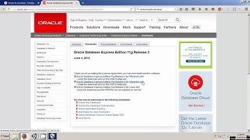 Install Oracle Express Edition 11g on Windows 7 64-bit