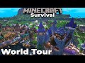 Minecraft 1.15 Survival : Ep. 275 : WORLD TOUR AND DOWNLOAD : Building with fWhip