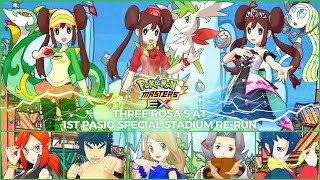 Three Rosa’s at 1st Pasio Special Stadium RE-RUN - Pokémon Masters EX